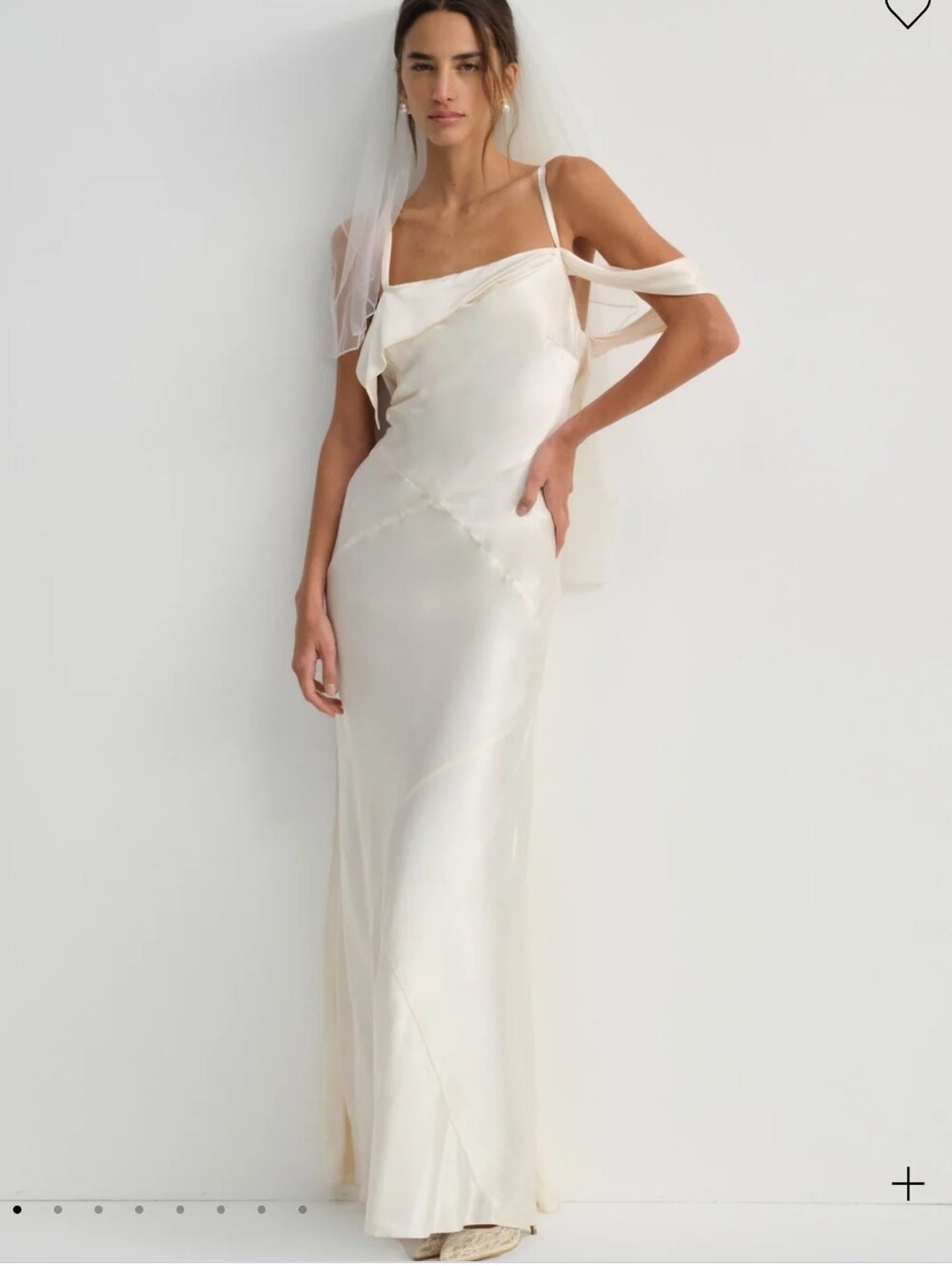 For Love And Lemons Jewel Wedding Dress Ivory